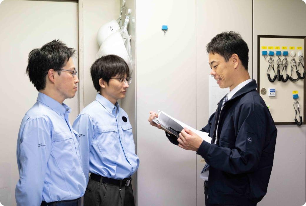 1日の仕事内容を教えてください。
