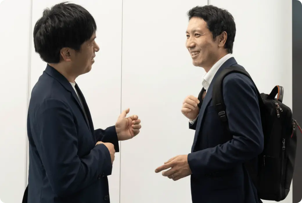 現場訪問