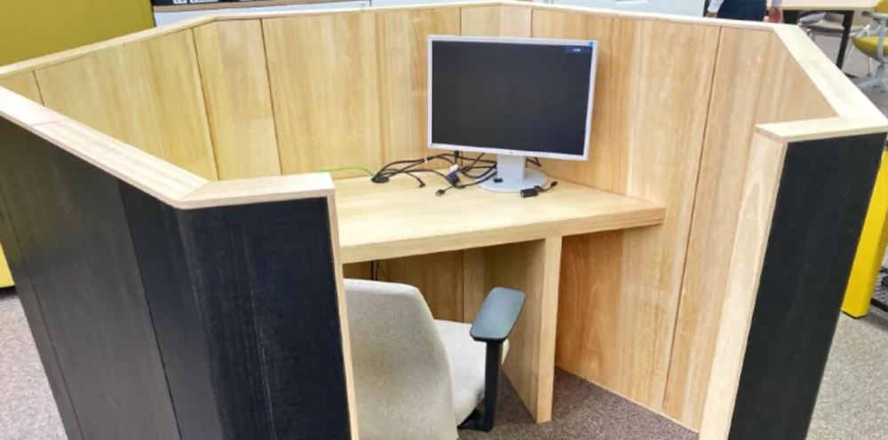 三井住友銀行名古屋拠点にて再生紙と木材のみを使用したオフィス家具が初導入！